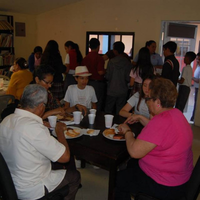 Desayuno con los abuelos